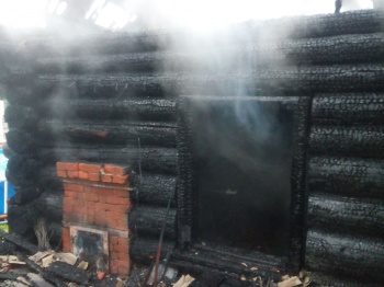 На пожаре в Чайковском пострадал человек 